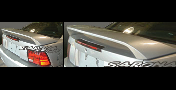 Custom Ford Mustang Truck Wing  Coupe Trunk Wing (1999 - 2004) - $298.00 (Manufacturer Sarona, Part #FD-027-TW)